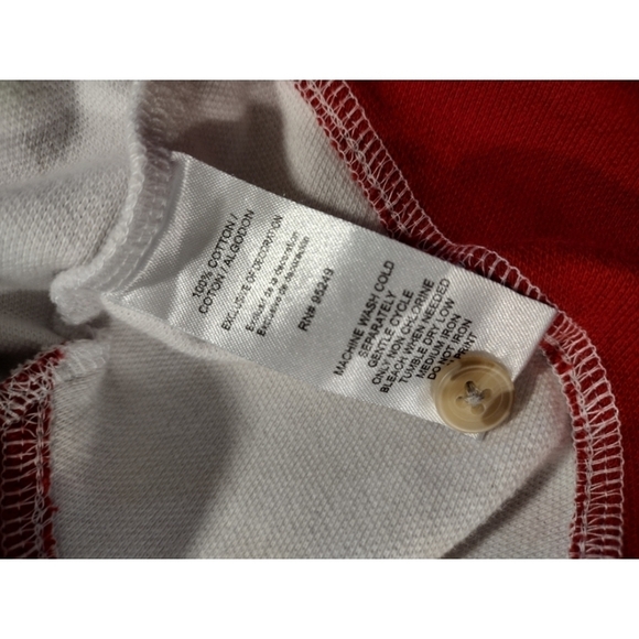 Work n Sport red white and blue polo size 2XL - Picture 4 of 5